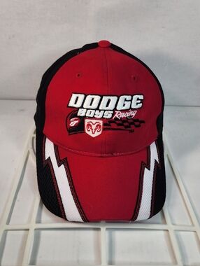 Dodge Boys Racing NASCAR Embroidered Adj. Strapback Hat.